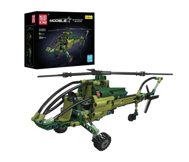 Mould King Klocki konstrukcyjne Helikopter Badawczy 284 el. zestaw 2405 - 1551561 - zdjęcie
